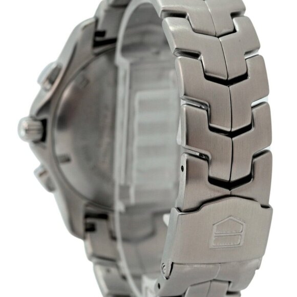 Tag Heuer LINK Men's 41.5mm Calibre S Chronograph Black Dial Watch Ref: CJF7110! - Picture 6 of 10